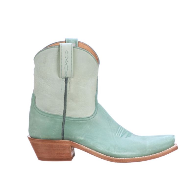 Lucchese Boots | Gaby Two-Tone - Turquoise