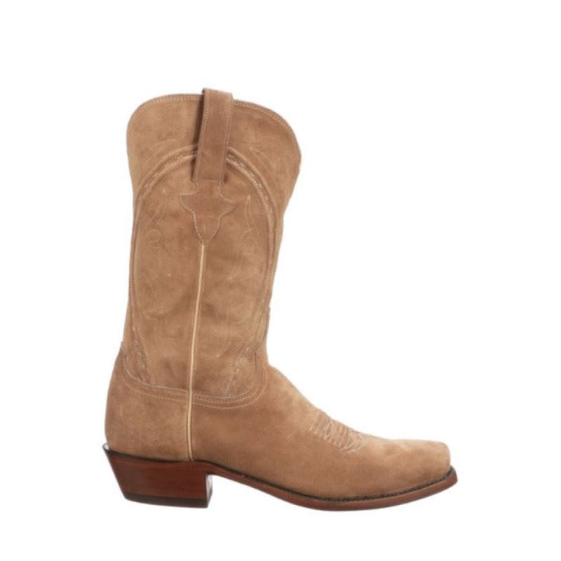 Lucchese Boots | Jessie Suede - Tan