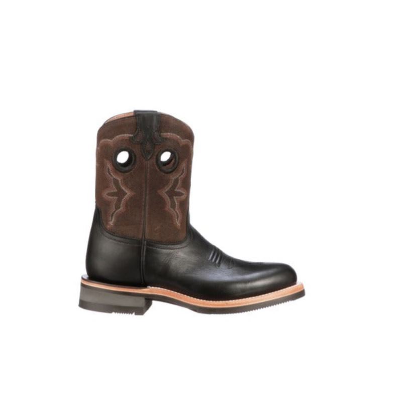 Lucchese Boots | Ruth Short - Black + Chocolate